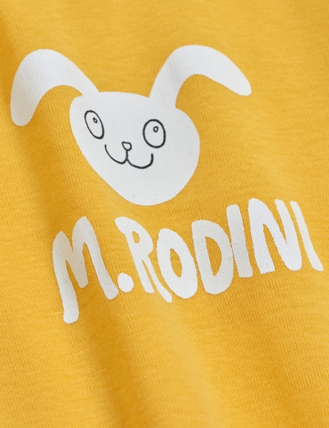 MINI RODINI T-Shirt rabbit - gelb